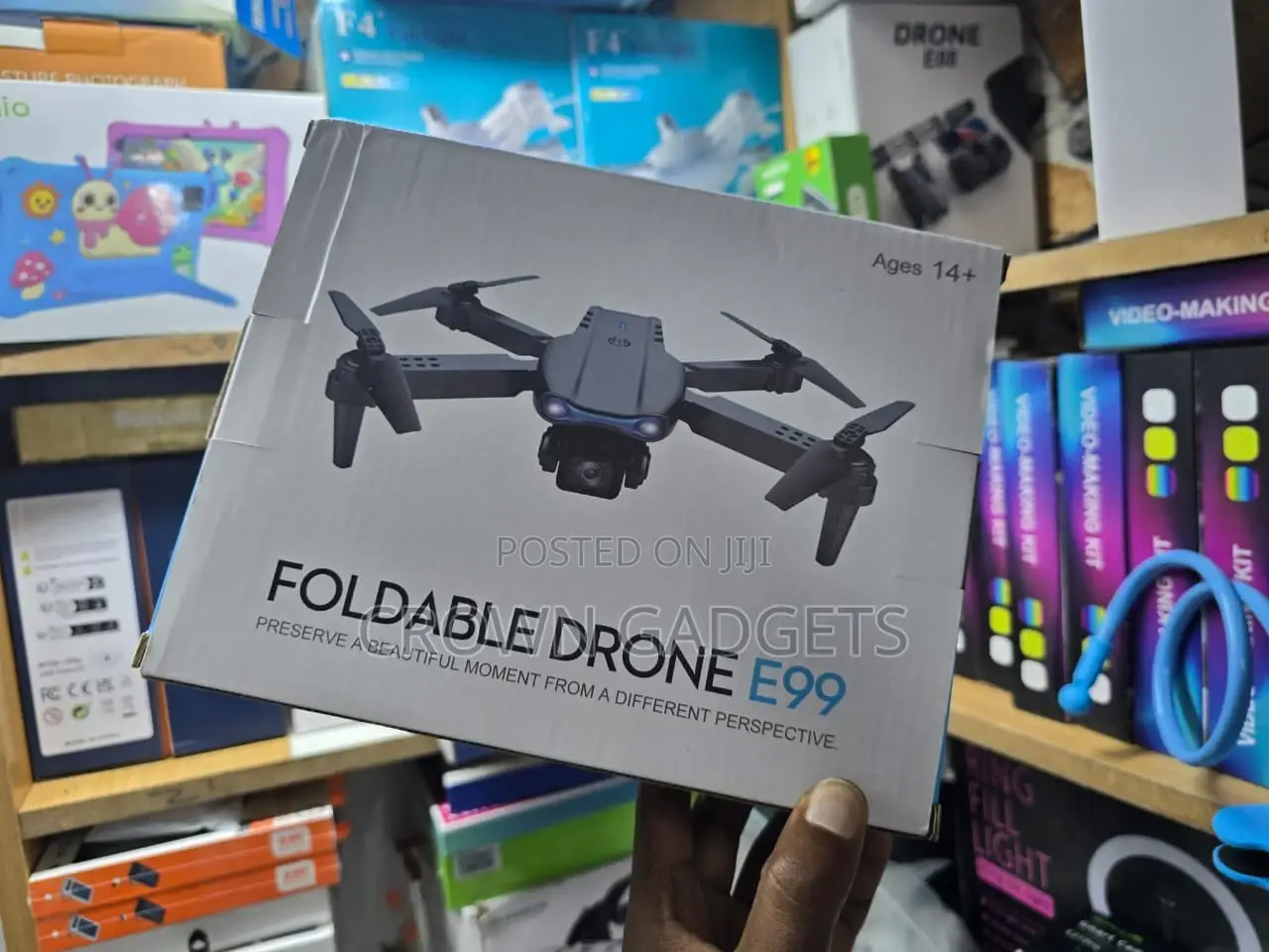 E99 Foldable Drone Dual Hd/ Camera Wi-Fi FPV