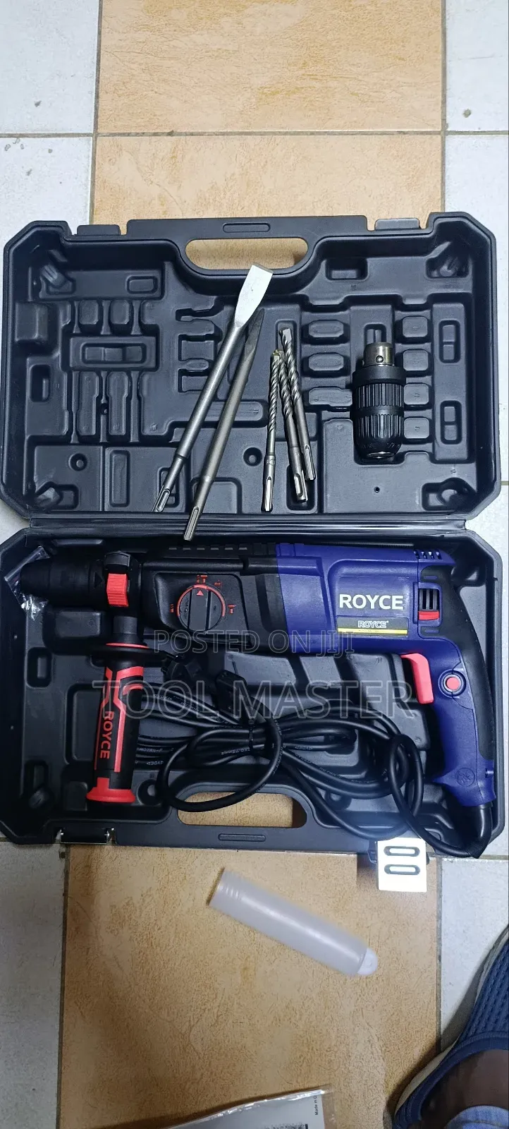 Royce Electric Rotary Hummer Double Chuck 800watts