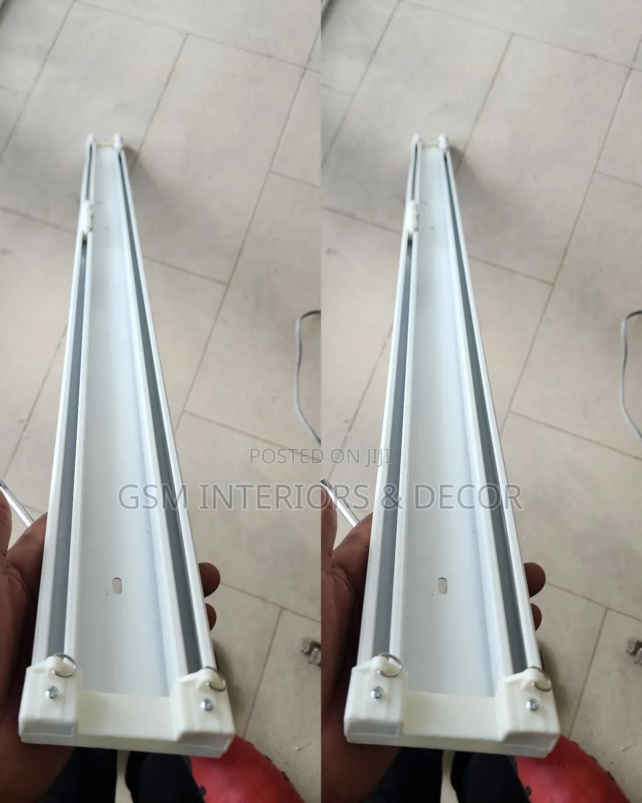 Straight Aluminium Curtain Rails in Bitracks
