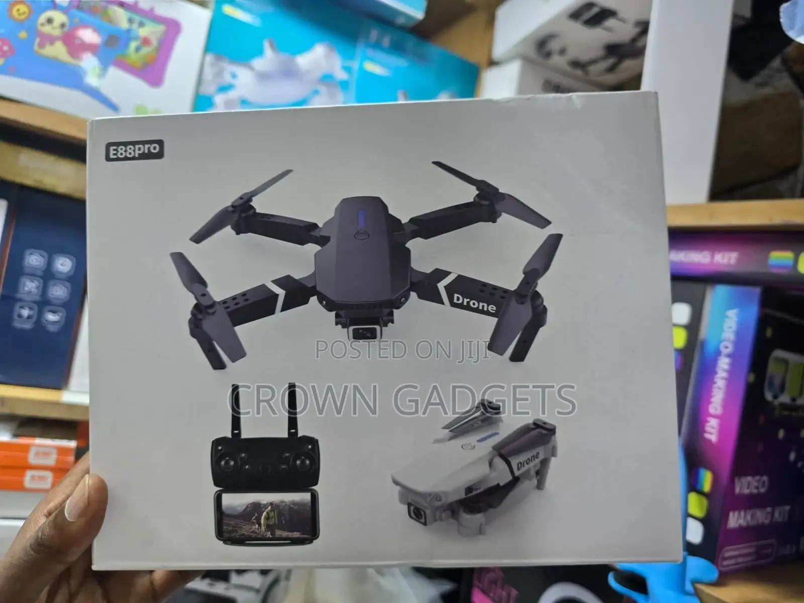 E88 Pro Foldable Drone Dual Camera Beginner Friendly