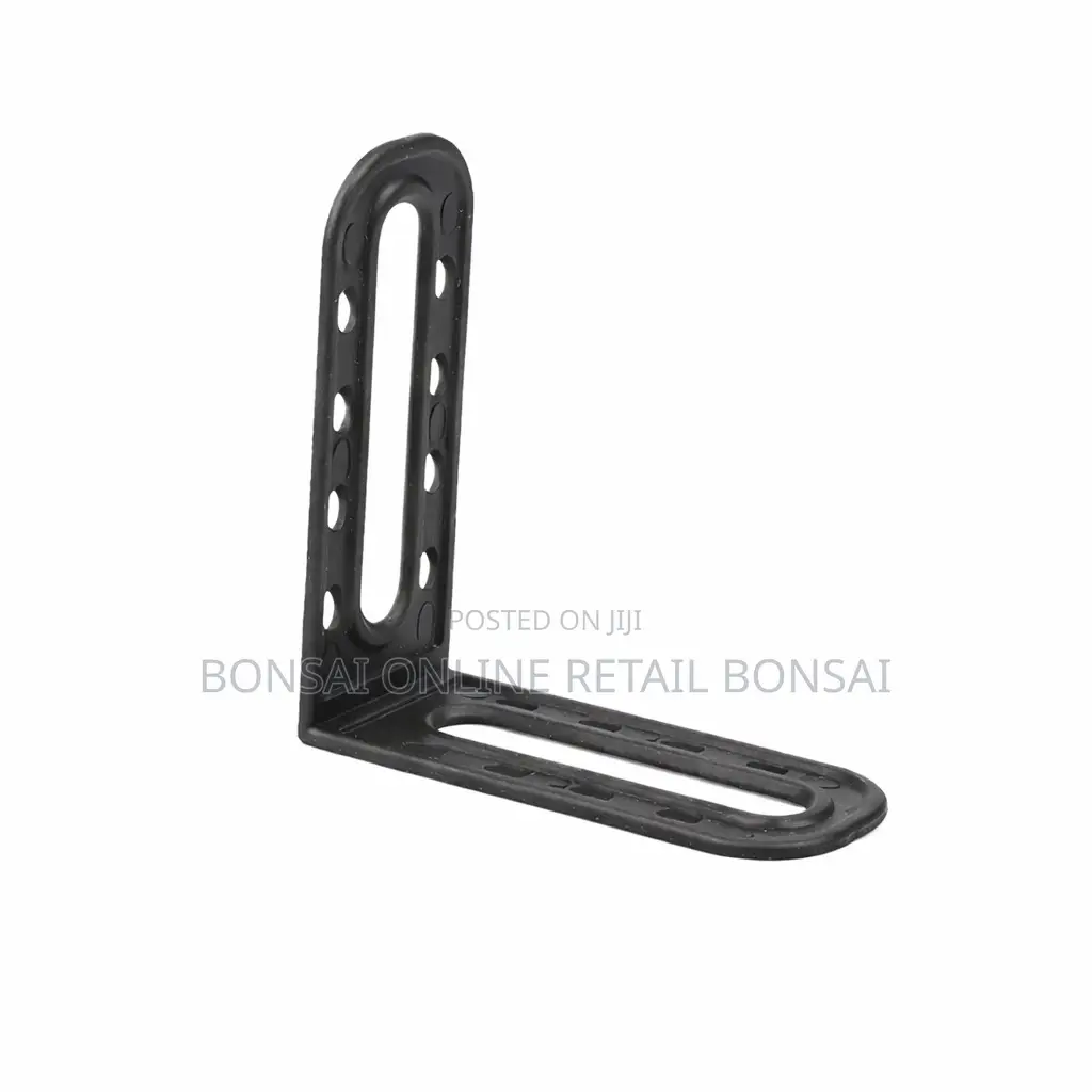25pcs L Shape Plastic Corner Brackets Furniture Support Angle Fixer