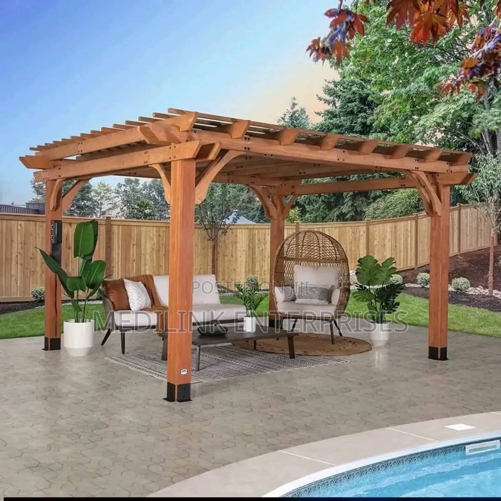 Open Stand Alone Pergola