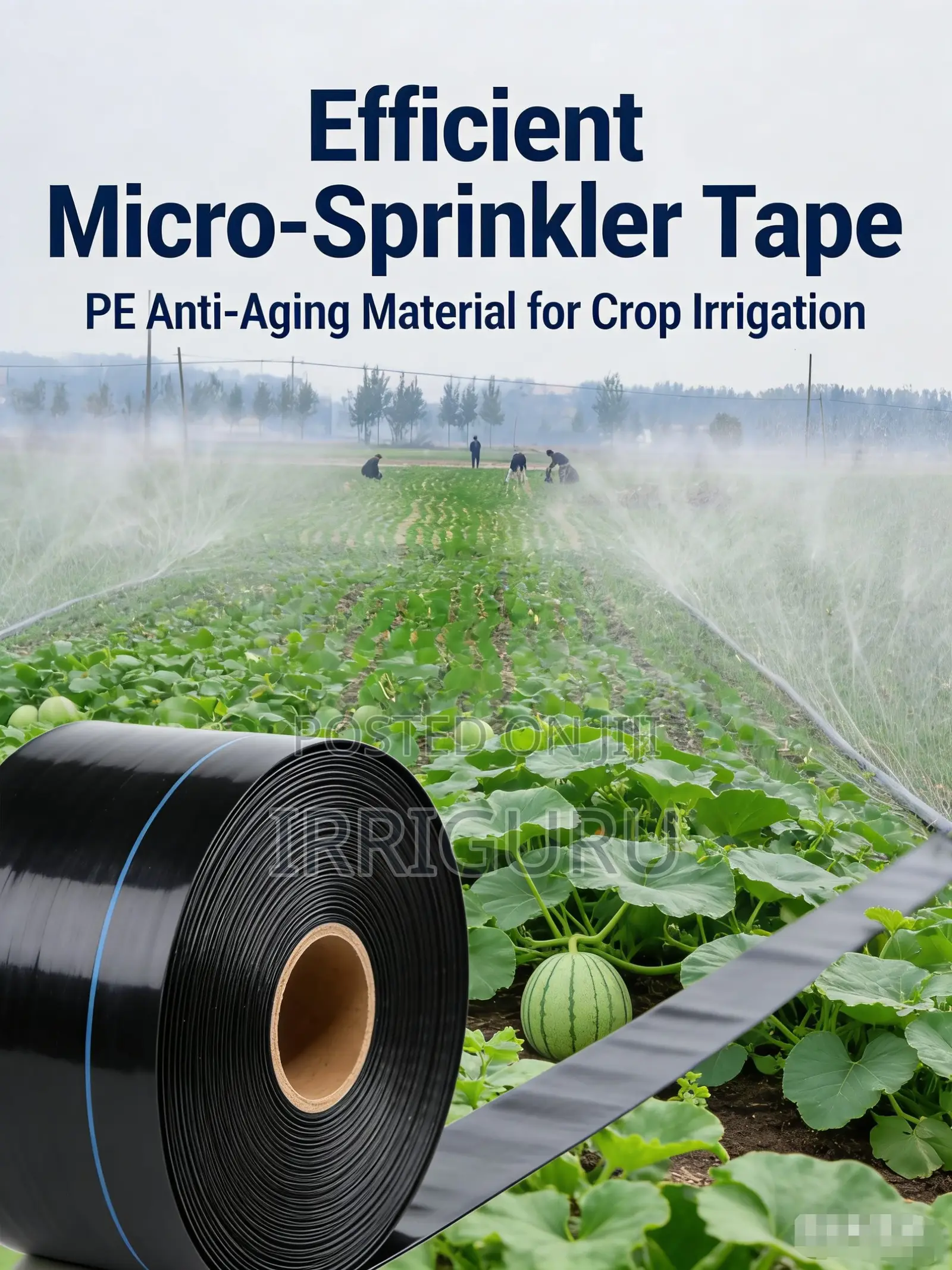 Precision Watering Expert: Meets Diverse Crop Needs With Micro-Sprinkl