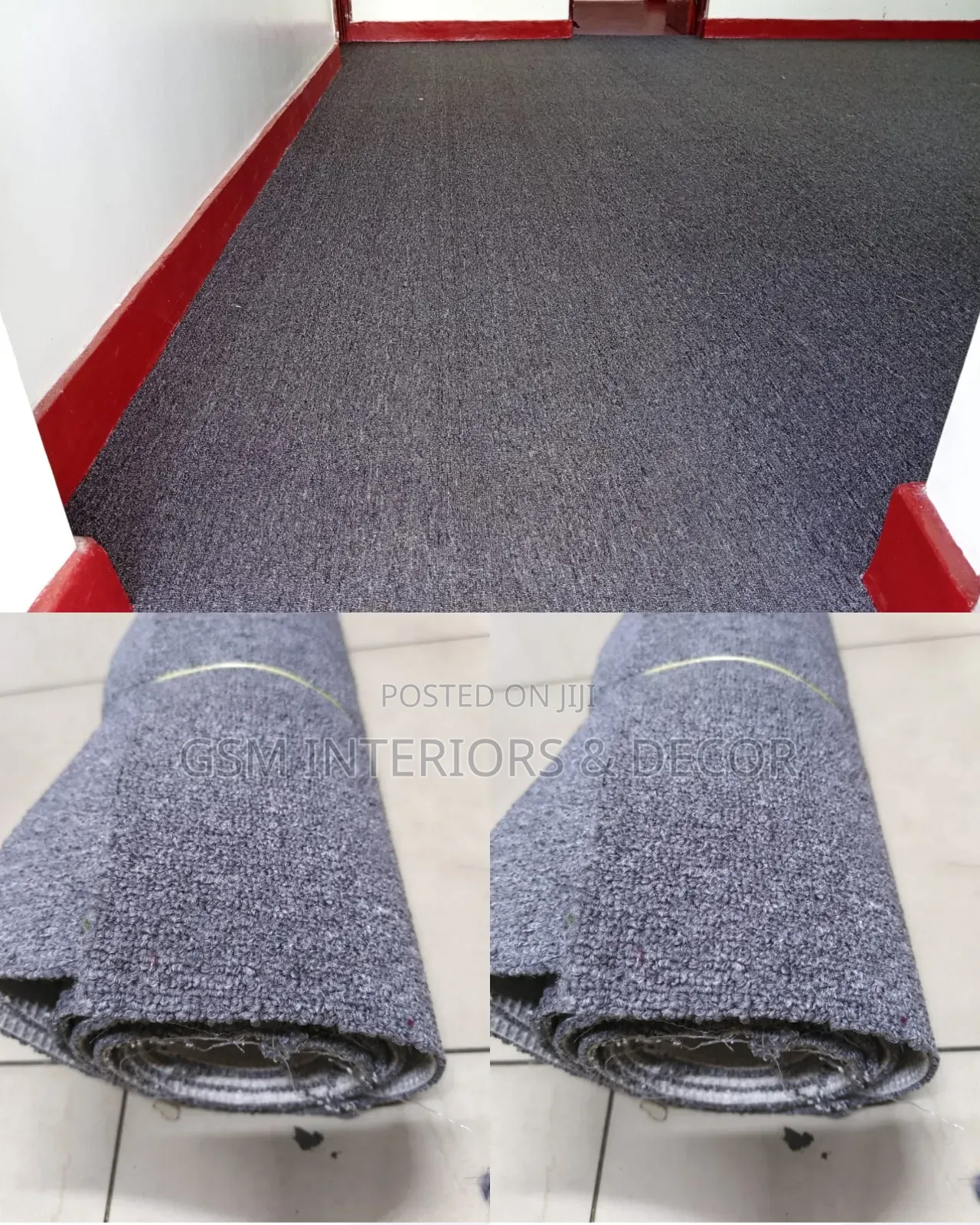Dark Shaded Grey Wall to Wall Carpets