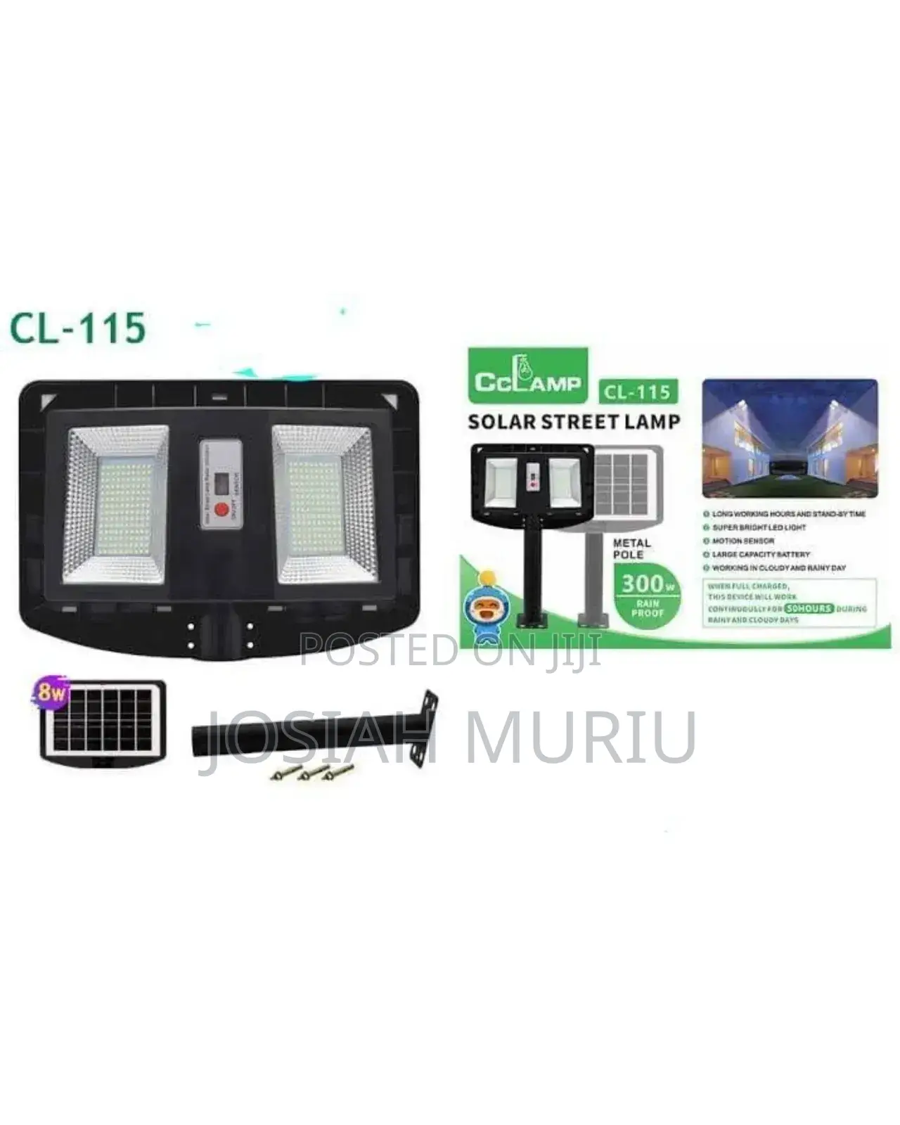 Cclamp Cl-115 300w Solar Street Lamp.