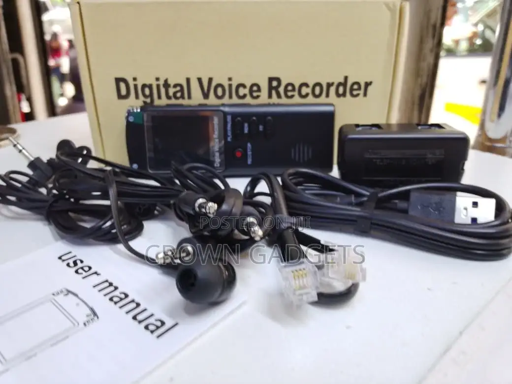 8gb Voice Recorder With Accessories Interview
