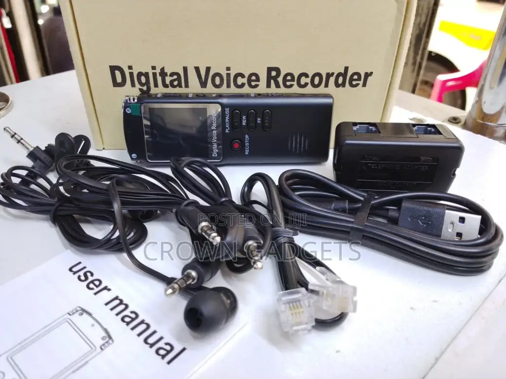 8gb Voice Recorder With Accessories Interview
