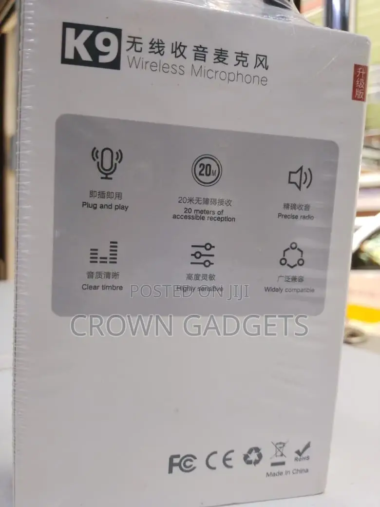 Wireless Audio Microphone One-to-Two System