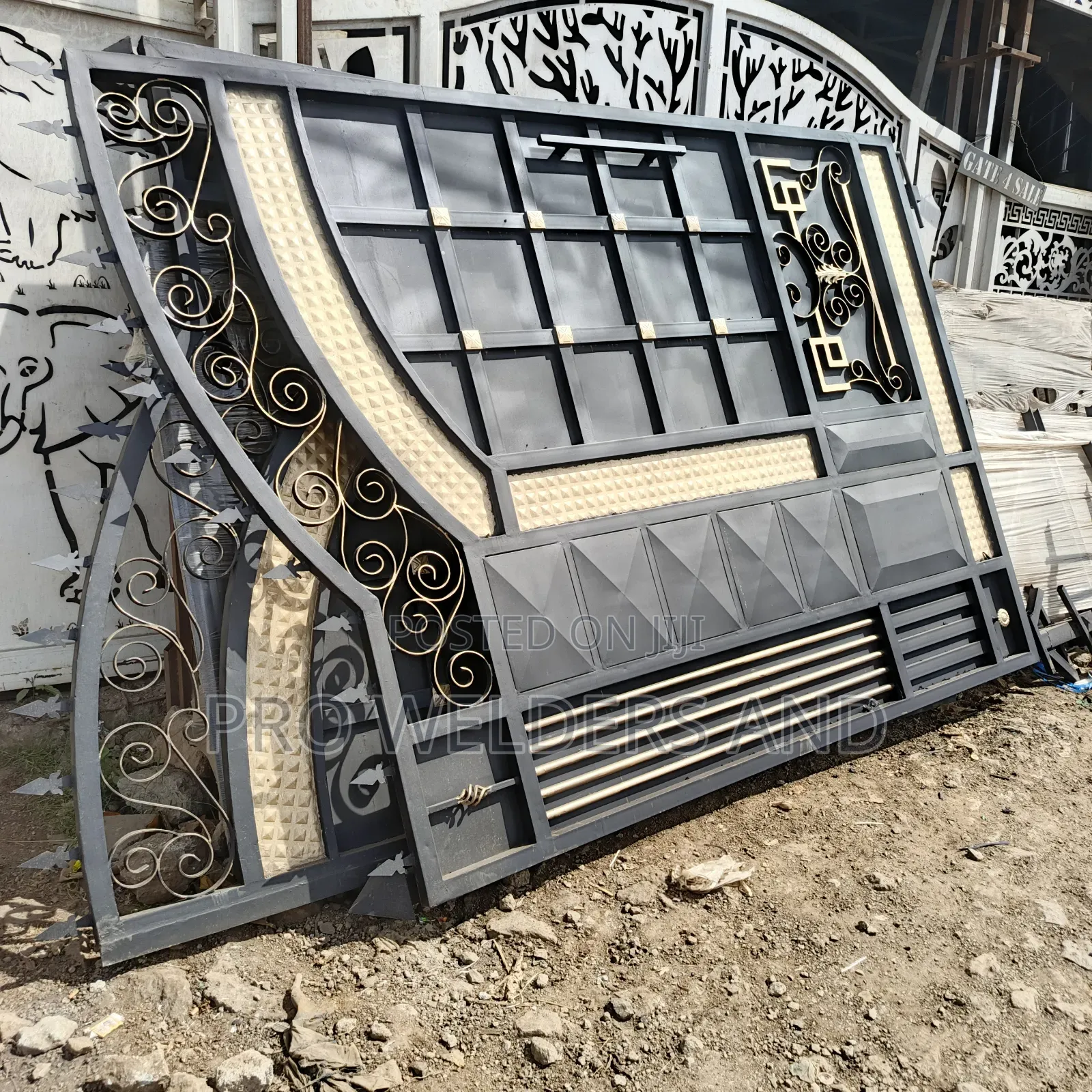 Custom Steel Swing Gates