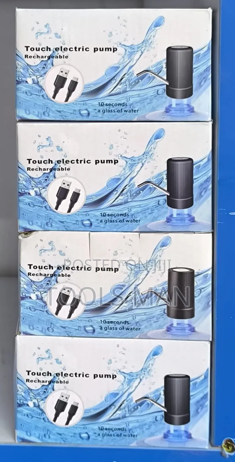 Rechargeable Electric Water Bottle Pump Dispenser
