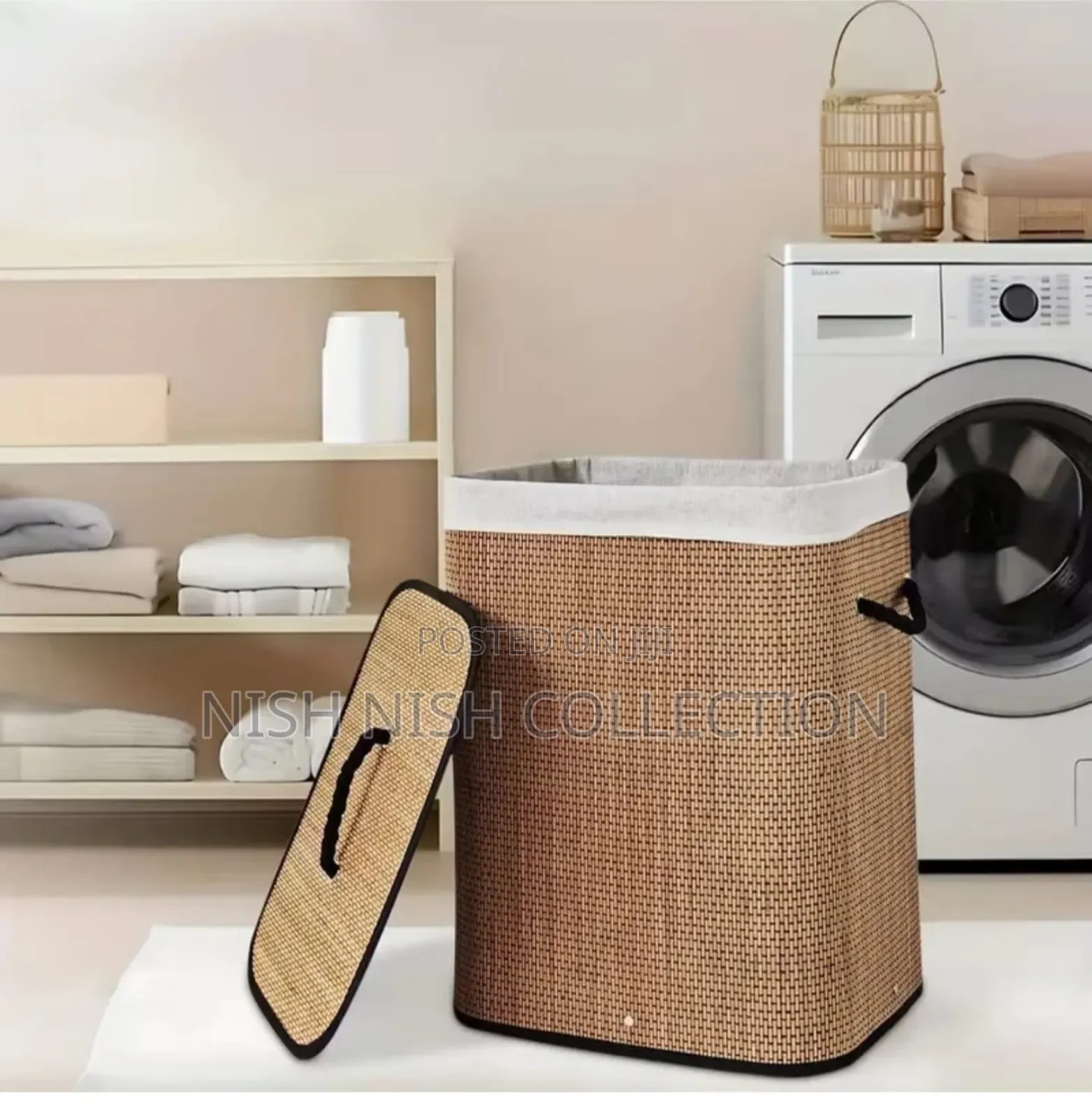 Customised Bamboo Woven Laundry Baskets