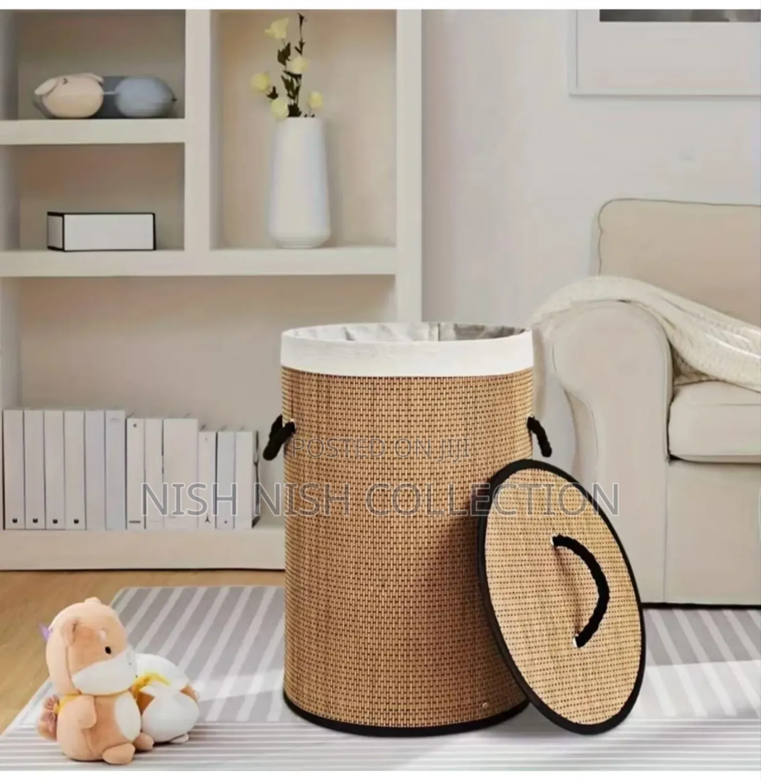 Customised Bamboo Woven Laundry Baskets