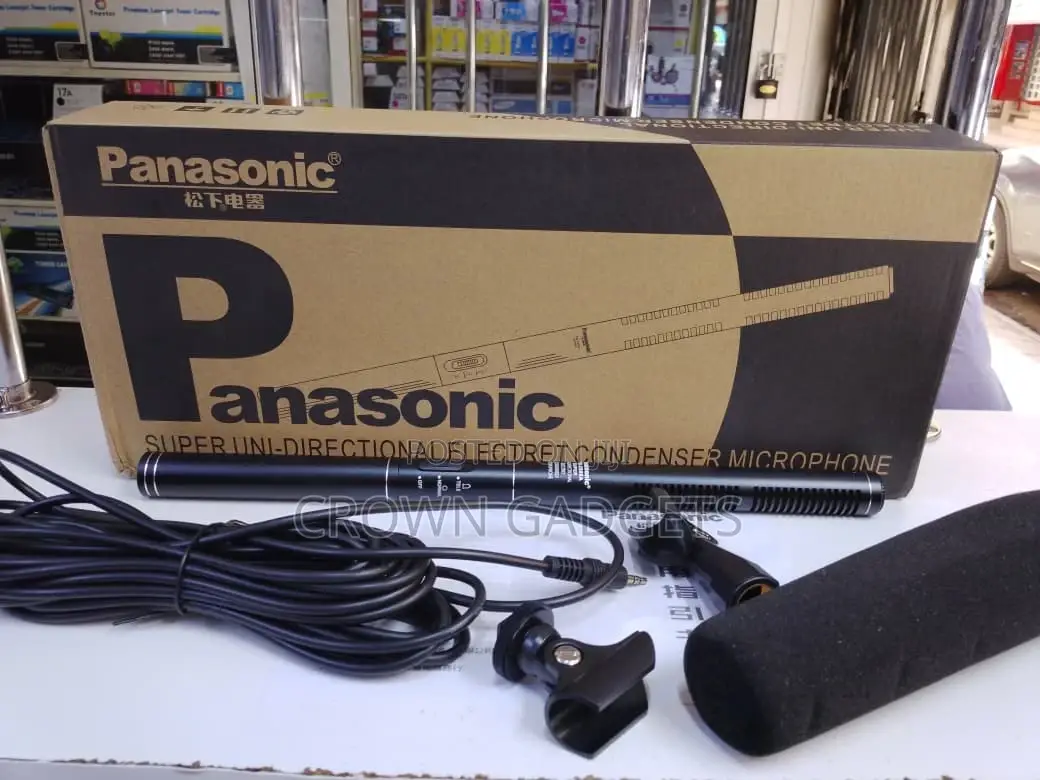 Panasonic Em-2800a Shotgun Interview Microphone