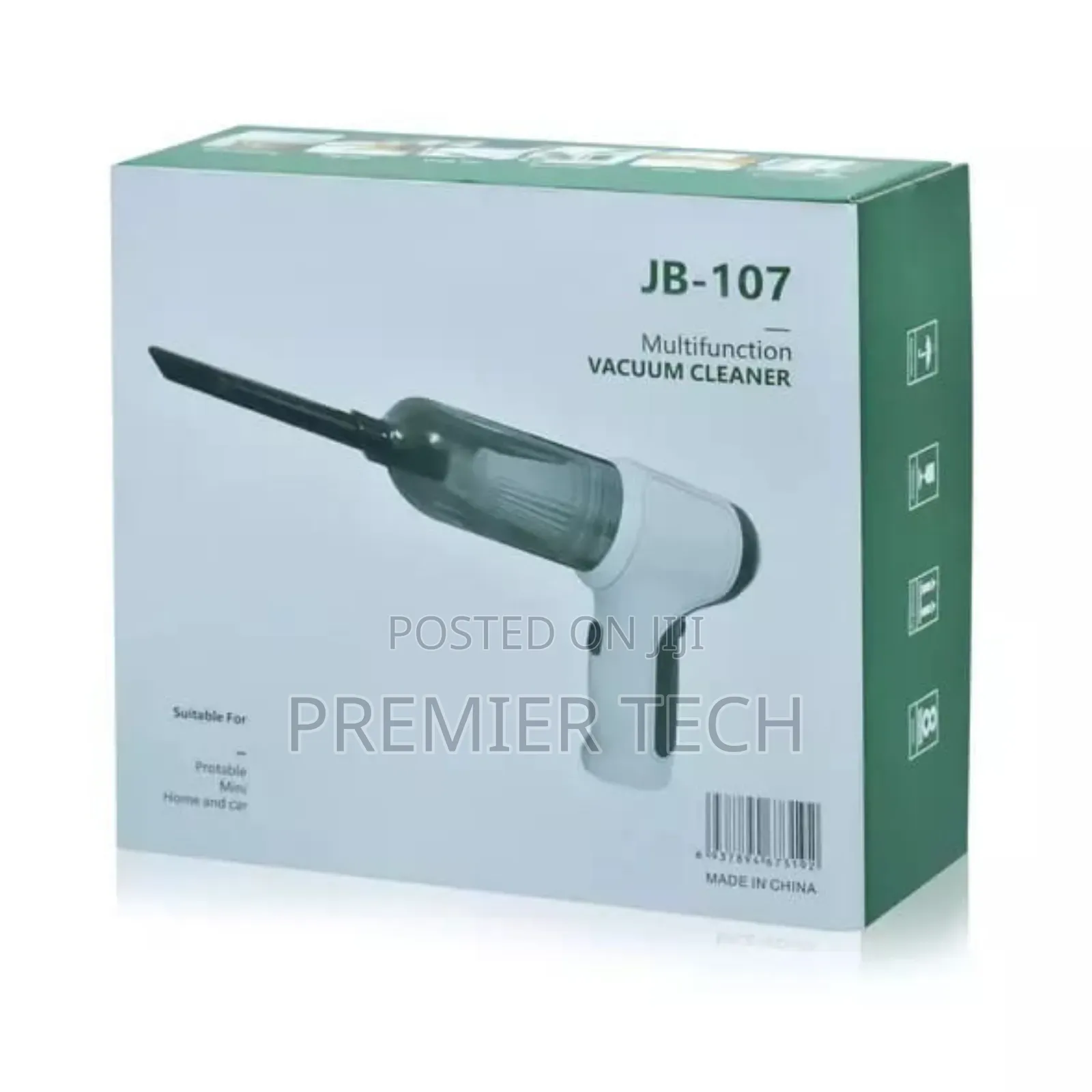 Strong Suction Jb-107 Multifunctional 3in1 Vacuum Cleaner