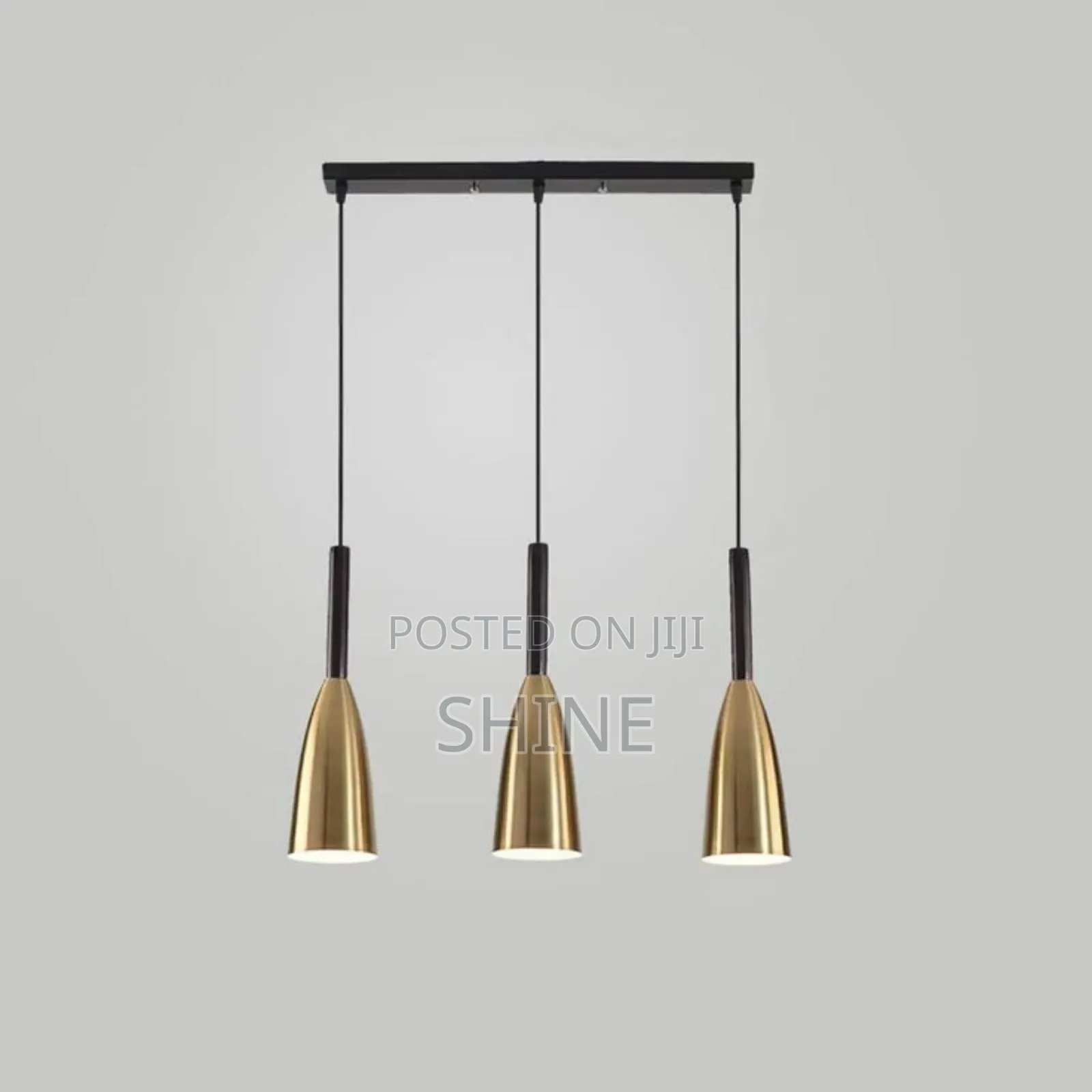 Cone Shaped 3 Hold Pendant Light