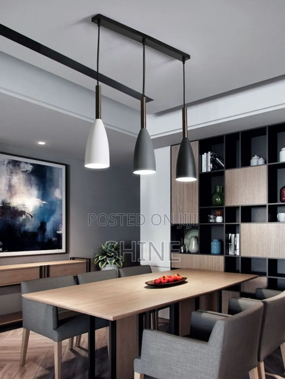 Cone Shaped 3 Hold Pendant Light