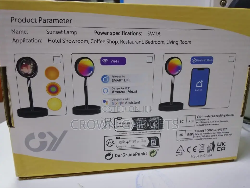 Usb Sunset Lamp Projector With Remote Control