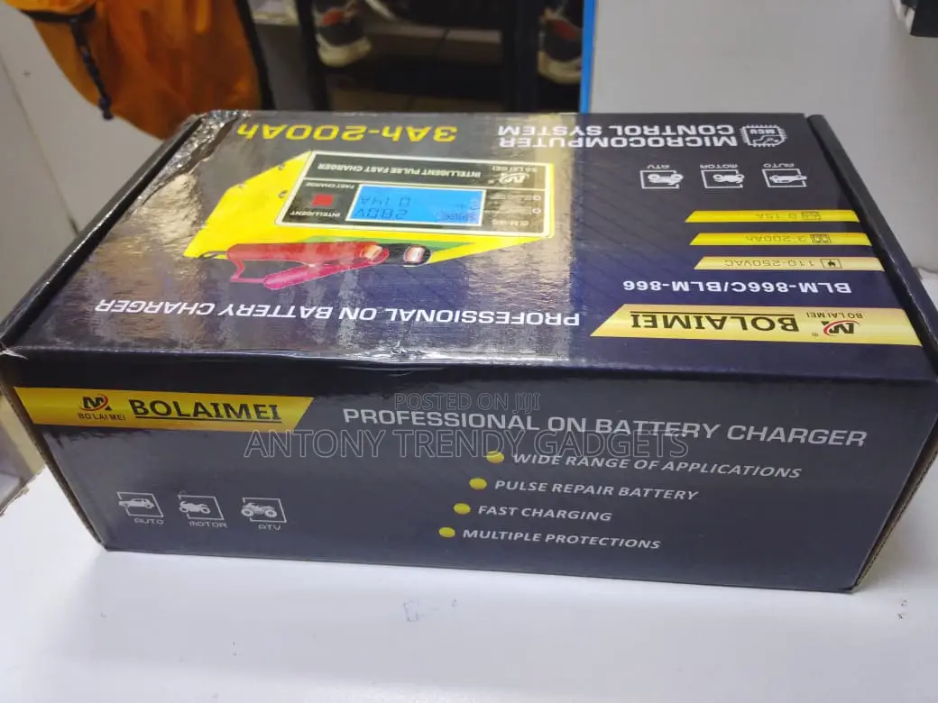 Automatic 12v & 24v Car Battery Charger With Pulse Repair