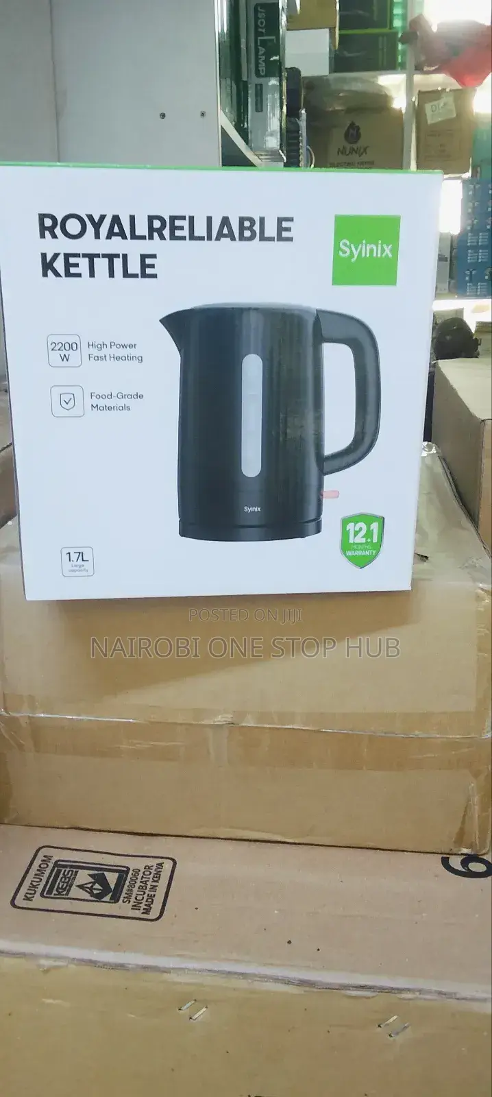 Syinix Electric Kettle With Food-Grade Materials