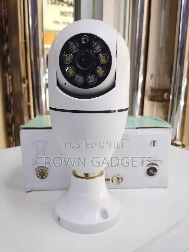 380° Wifi Panorama CCTV Bulb Camera With Night Vision