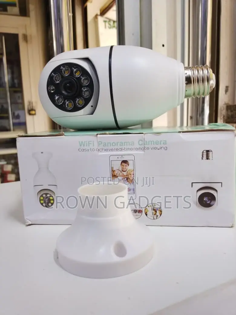 Smart E27 Wifi Bulb Camera 360° Motion Detection