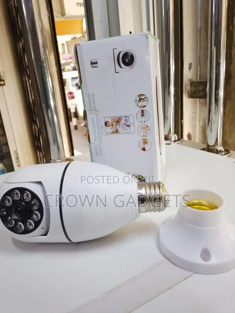 Smart E27 Wifi Bulb Camera 360° Motion Detection