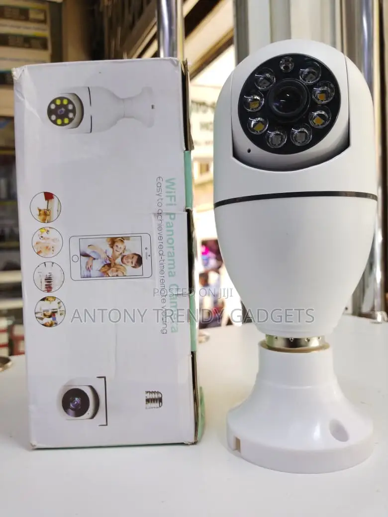 E27 Smart Wifi Bulb Camera 360° Panoramic Surveillance