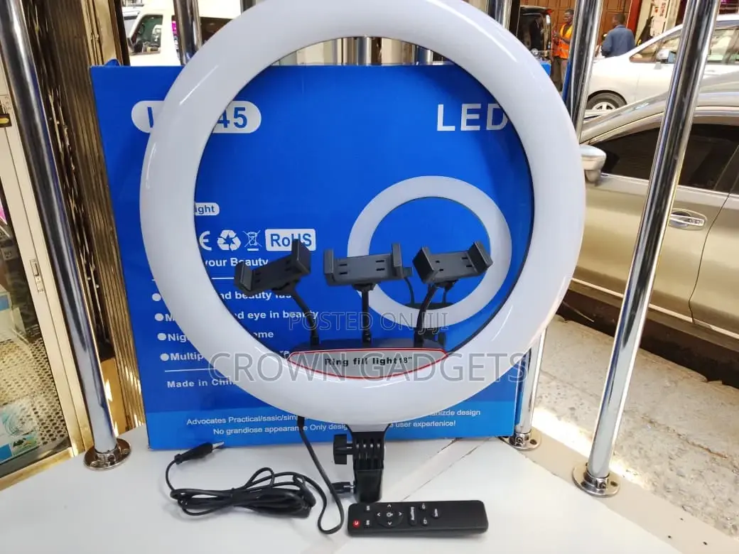 18′′ Dimmable Led Ring Light Studio Light With Stand