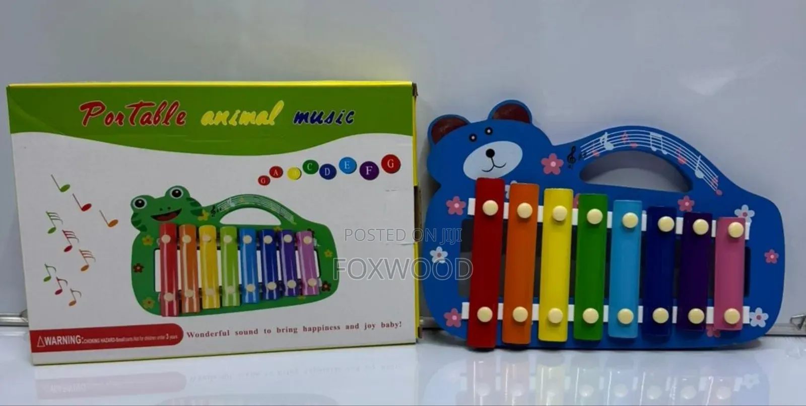 8-Key Wooden Xylophone Toy for Children,