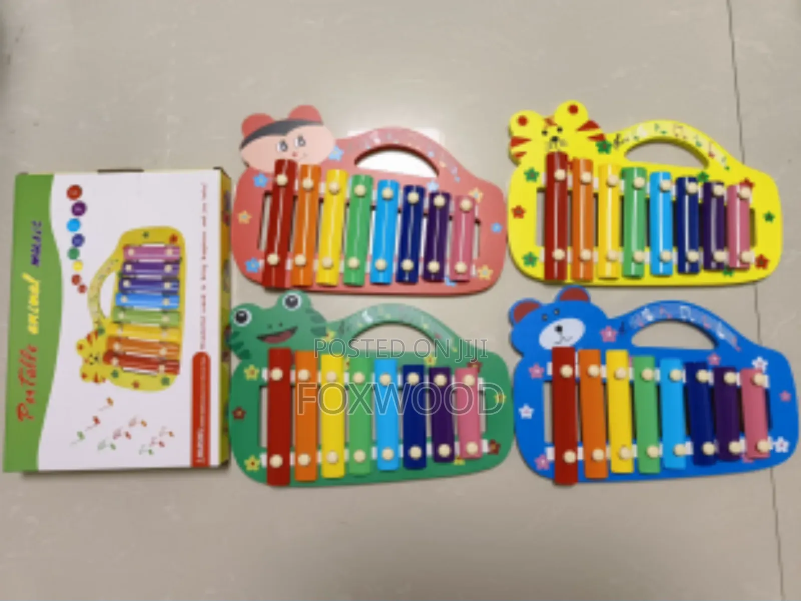 8-Key Wooden Xylophone Toy for Children,