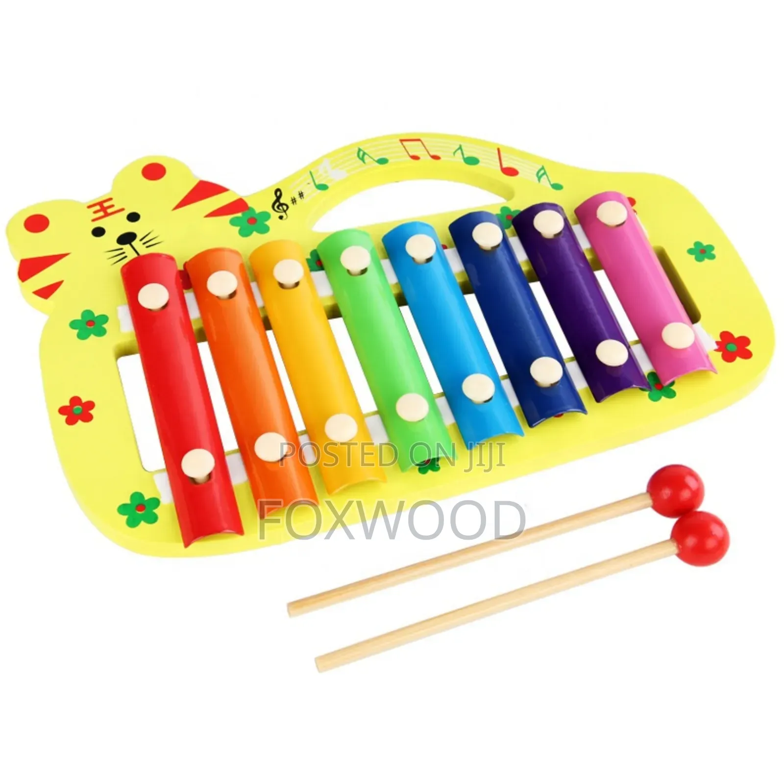 8-Key Wooden Xylophone Toy for Children,