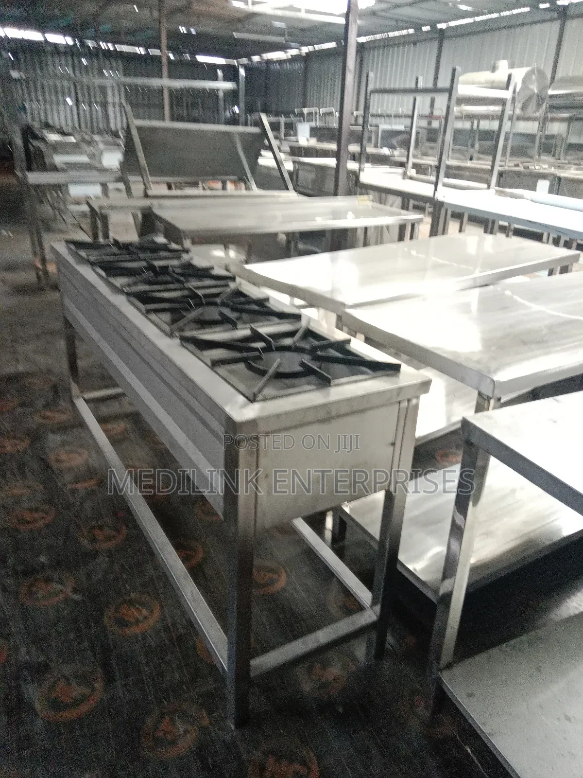 Stainless Steel 4-Burner Cooker Jikos