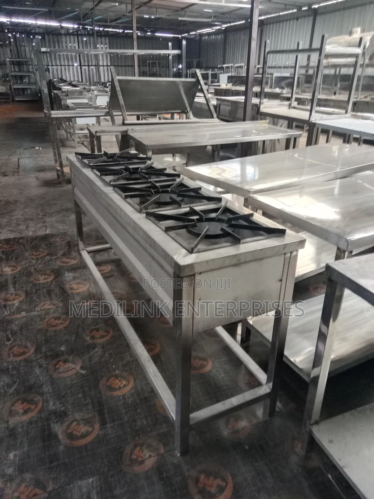 Stainless Steel 4-Burner Cooker Jikos