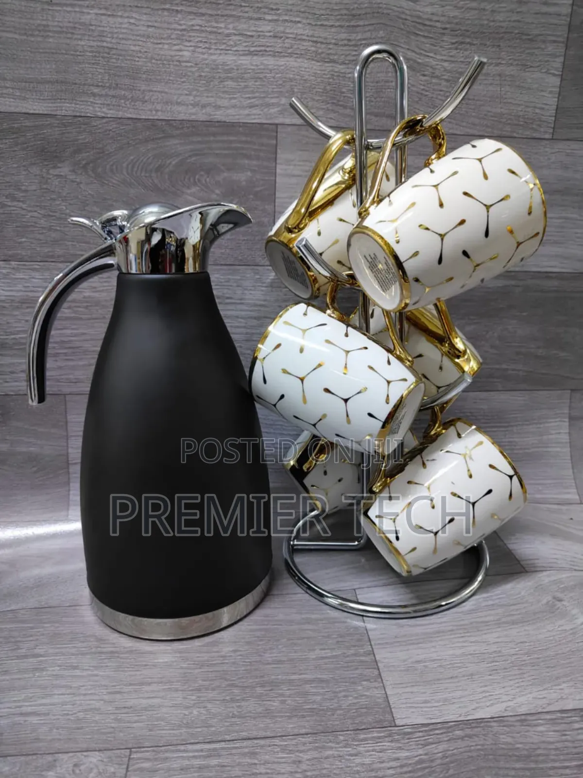 *Gold Marble Tea Set Combo