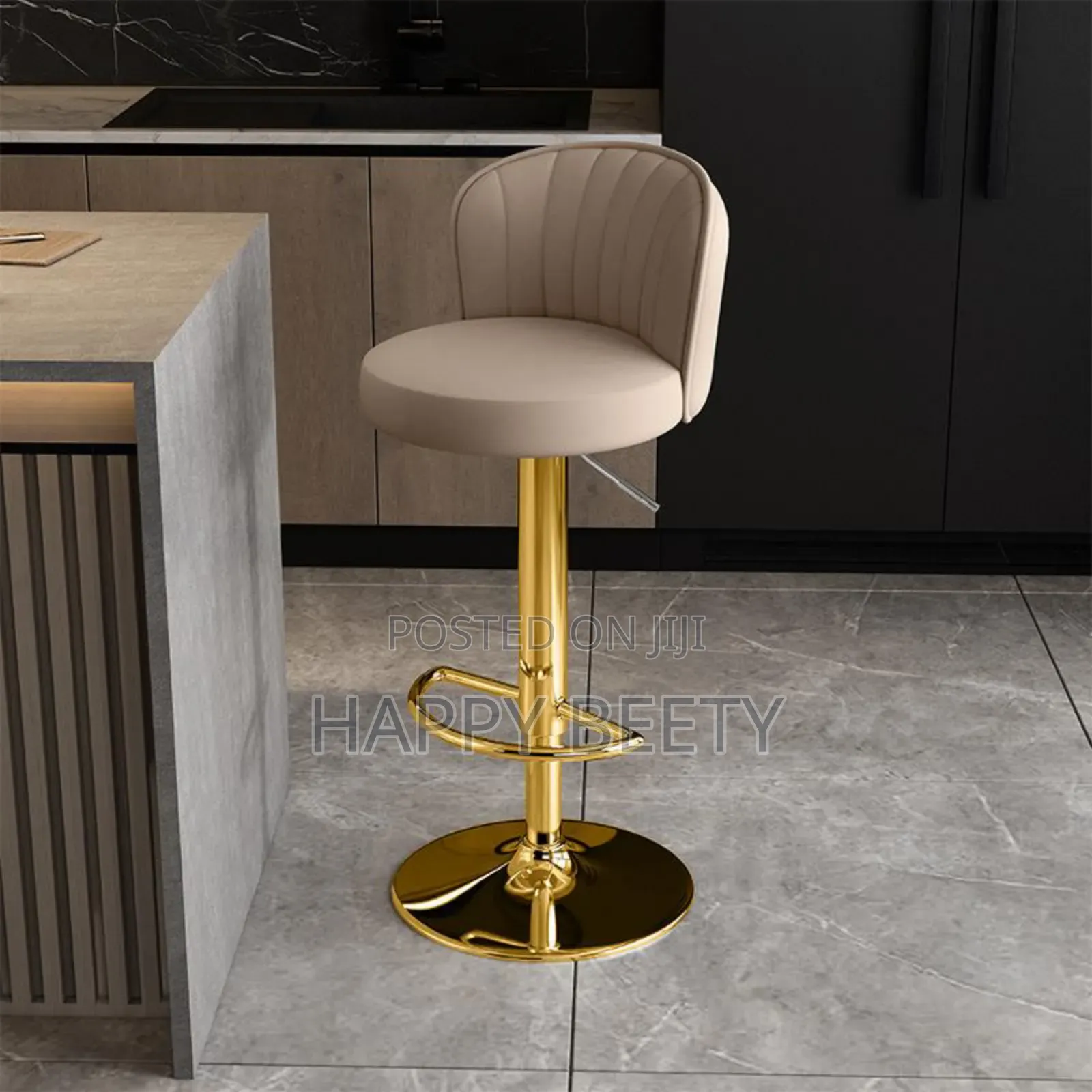 Luxury European Leather Bar/Kitchen Stool/Chair