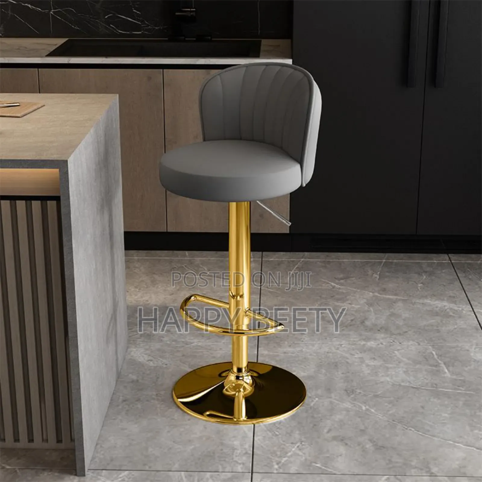 Luxury European Leather Bar/Kitchen Stool/Chair