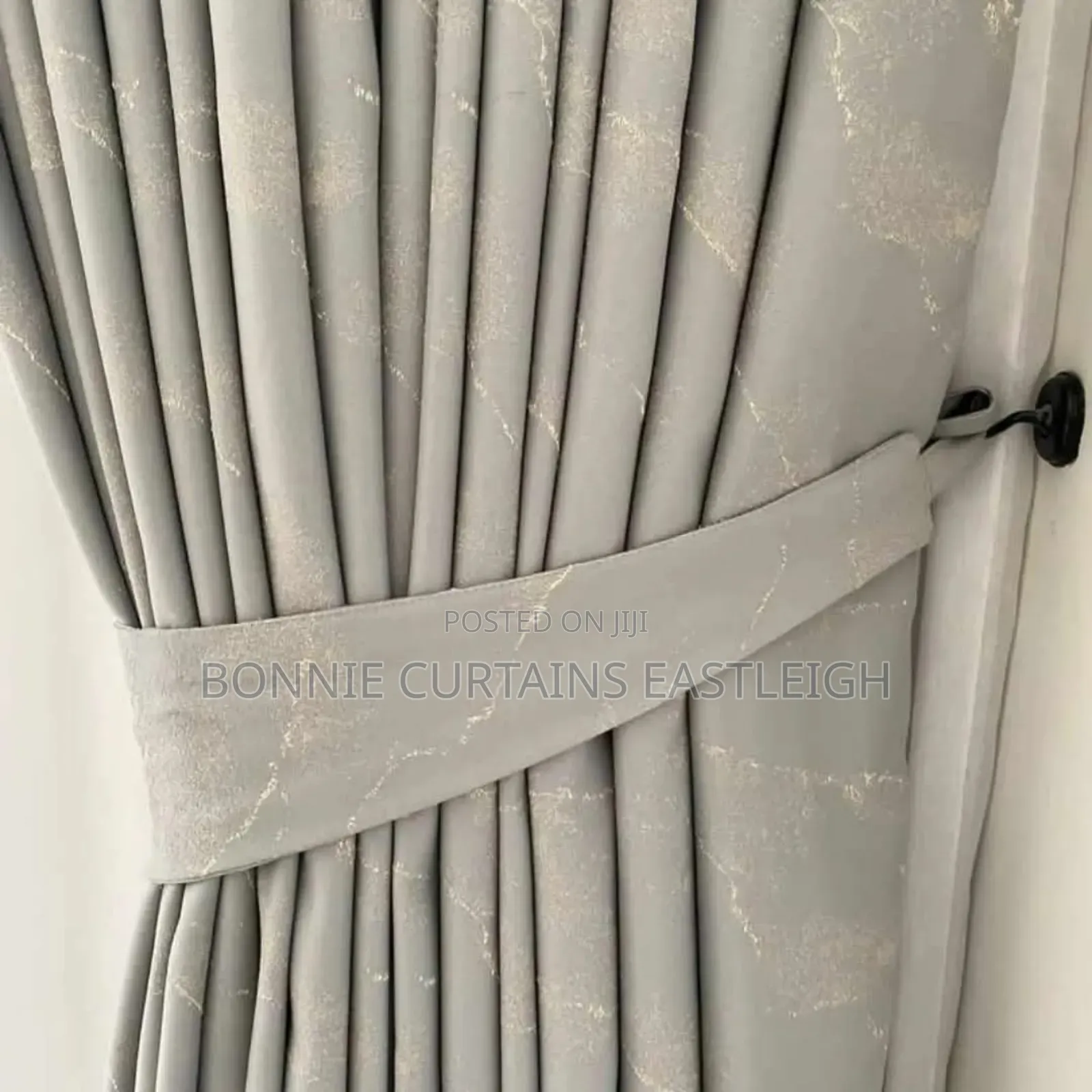 Grey and White Plain Sheer for Selling