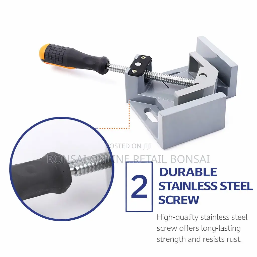 Single Handle 90° Right Angle Clamp Bench Vise for Wood/Welding Works