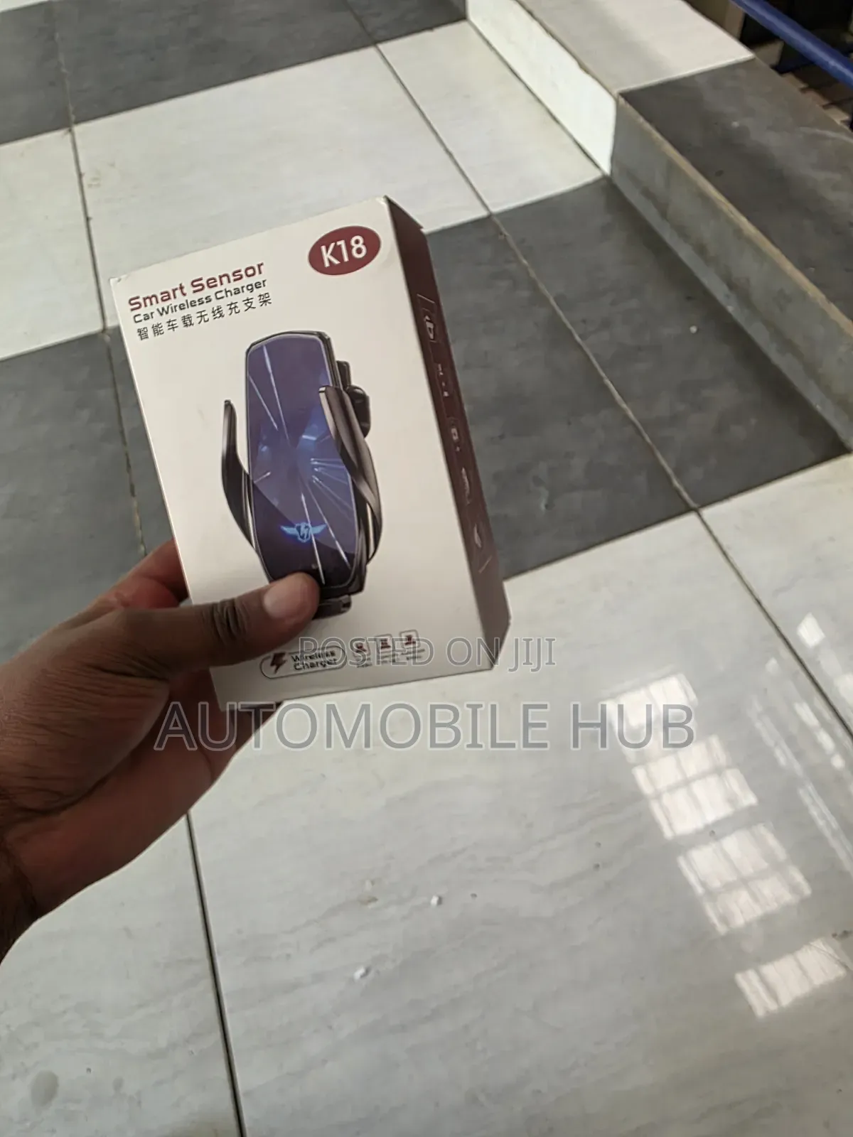 Car Phone Holder Ac Vent Mounted With Wireless Charging –Universal Fit