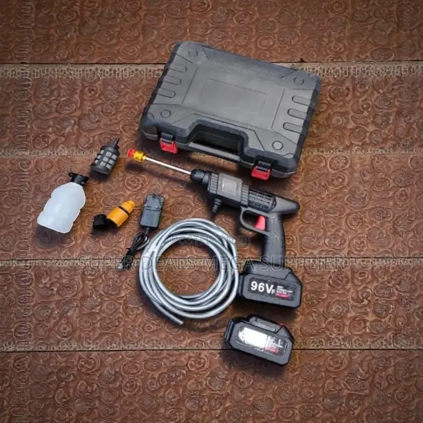Cordless Portable Car Washer Gun With Powerful Jet Spray and 5m Hose