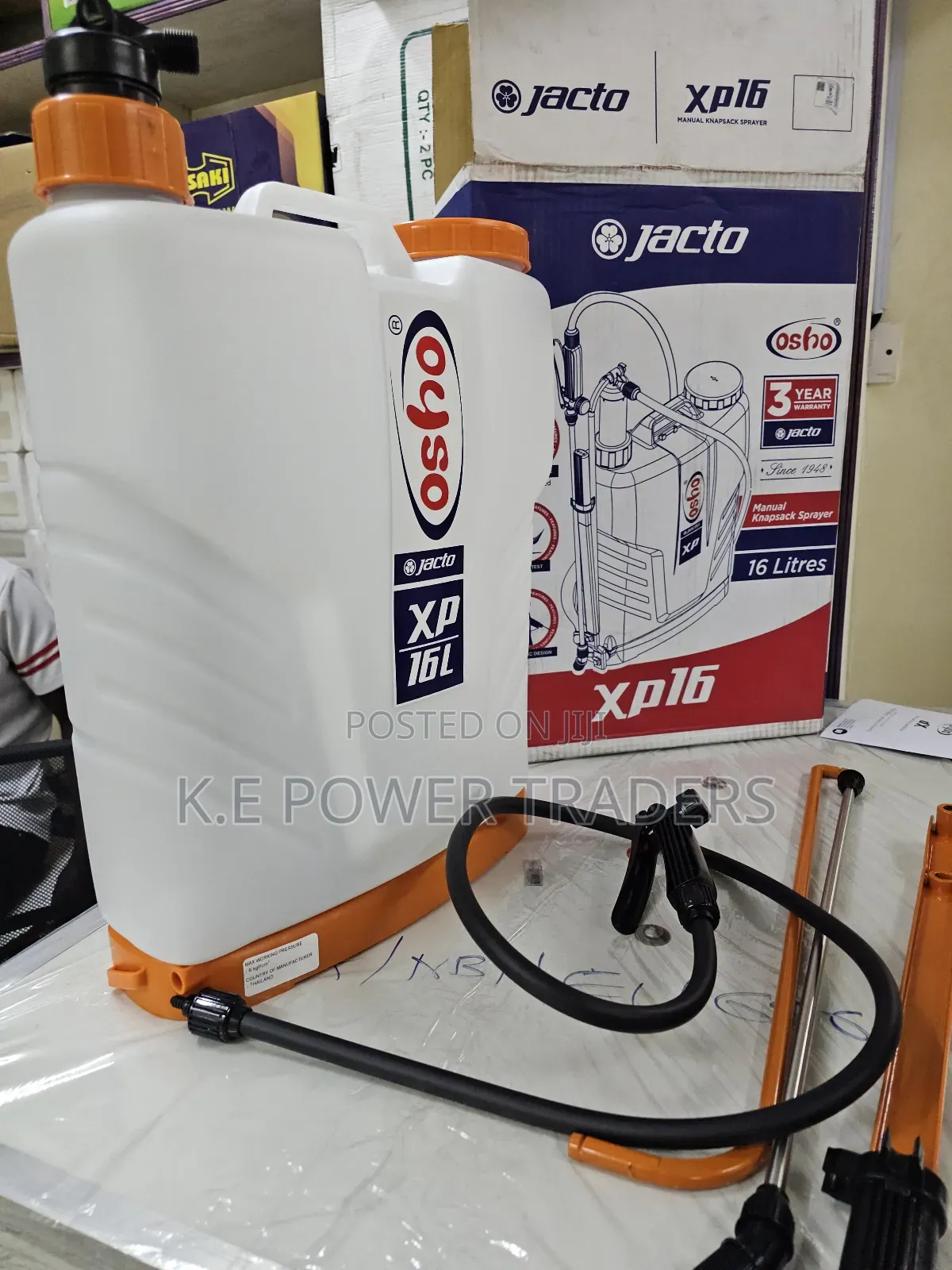 16 Litre Jacto Manual Knapsack Sprayer