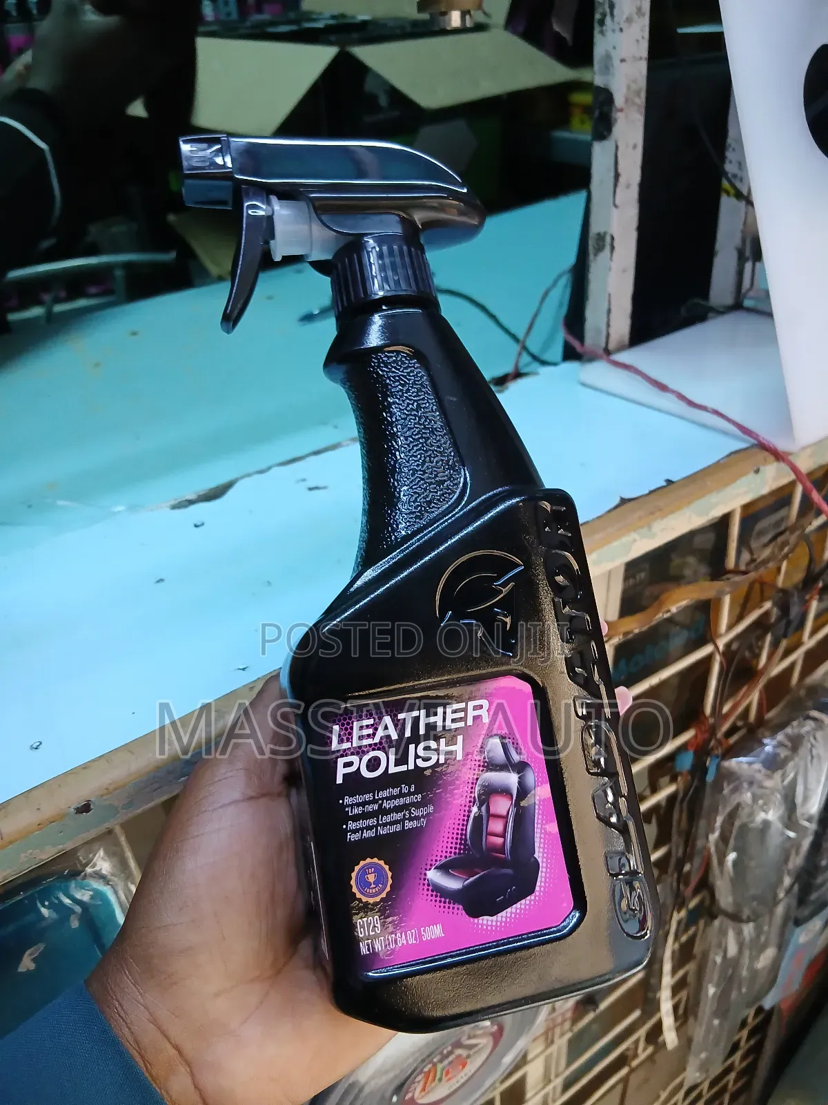 500ml Leather Polish/ Gladiator Car Leather Polish