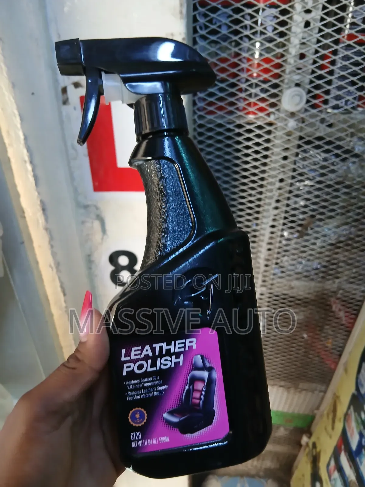 500ml Leather Polish/ Gladiator Car Leather Polish