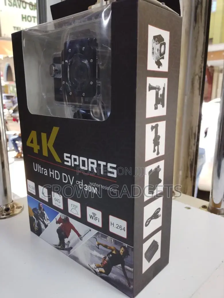 Ultra Hd Action Camera 170° Wide Angle With Wifi