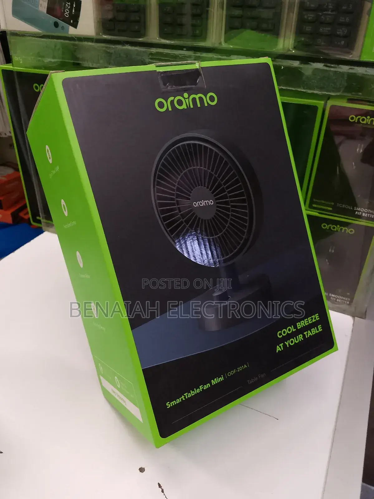 Oraimo Professional Smart Table Fan ,Mini Odf-201a
