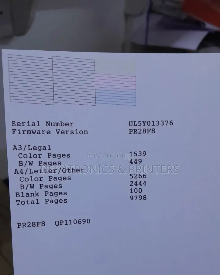 Slightly Used Epson L1300 A3 Size Photo Printer