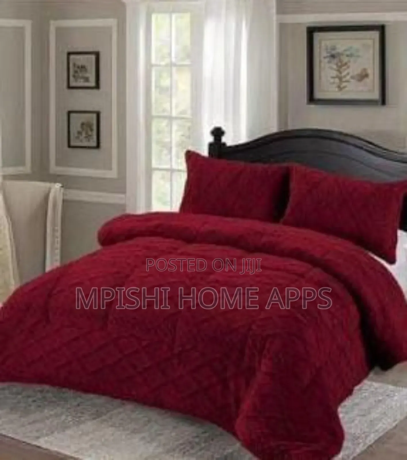 4pcs Luxury Design Cozy Woolen Duvet Set