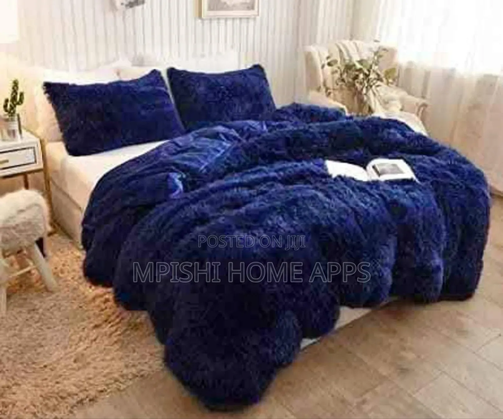 6pc Luxury Designs Velvet Plush Fluffy Duvet