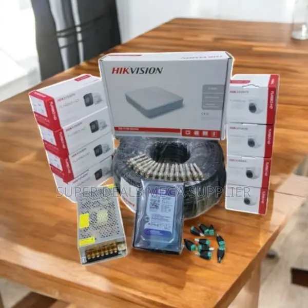 Hikvision 8 Channel 1080p Hd CCTV System With Wide Angle Lens Cameras