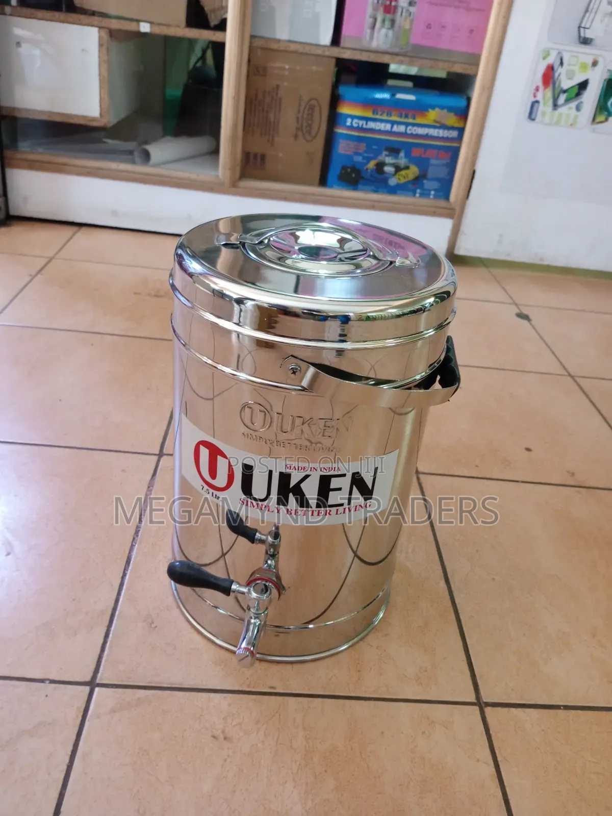 7.5 LTR Stainless Steel Tea Urn / Manual Tea Urn